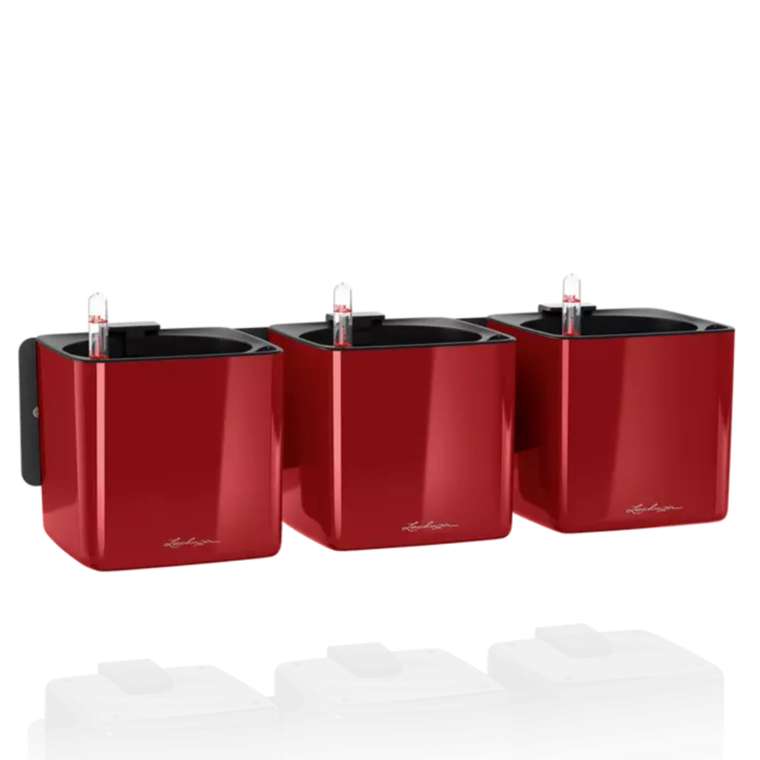 Jardin mural 3 pots CUBE LECHUZA