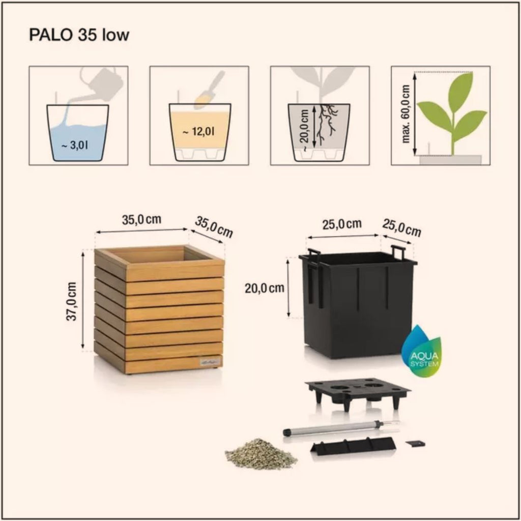 PALO en bois naturel d'eucalyptus