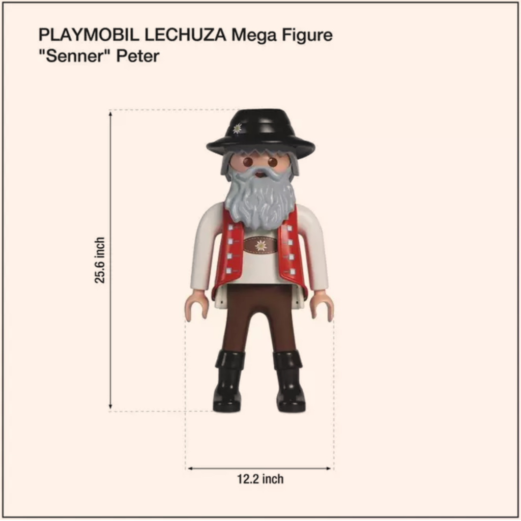 PLAYMOBIL LECHUZA Mega Figurine Senner Peter (60cm)