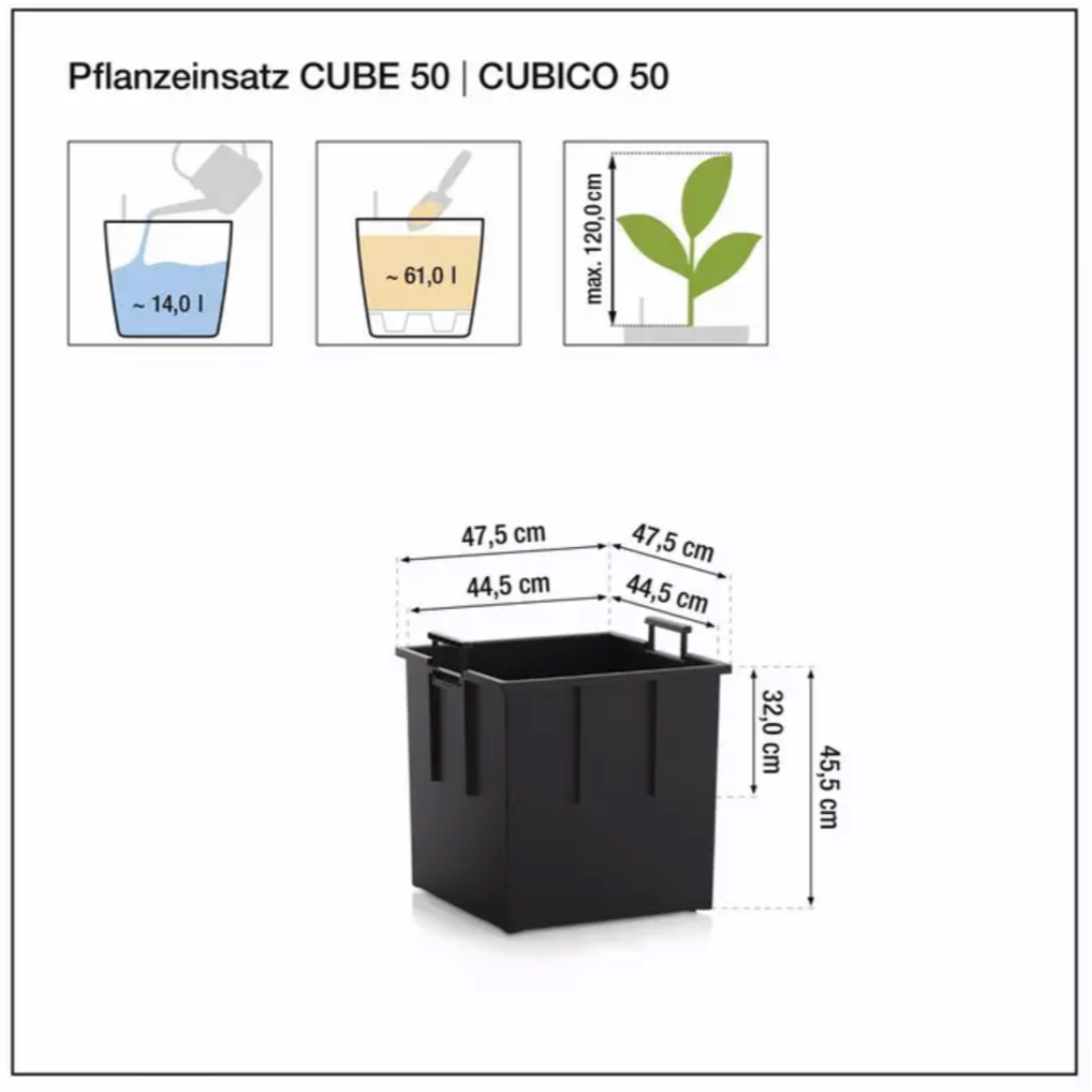 Bac d’arrosage pour CUBICO 50 et CUBE 50