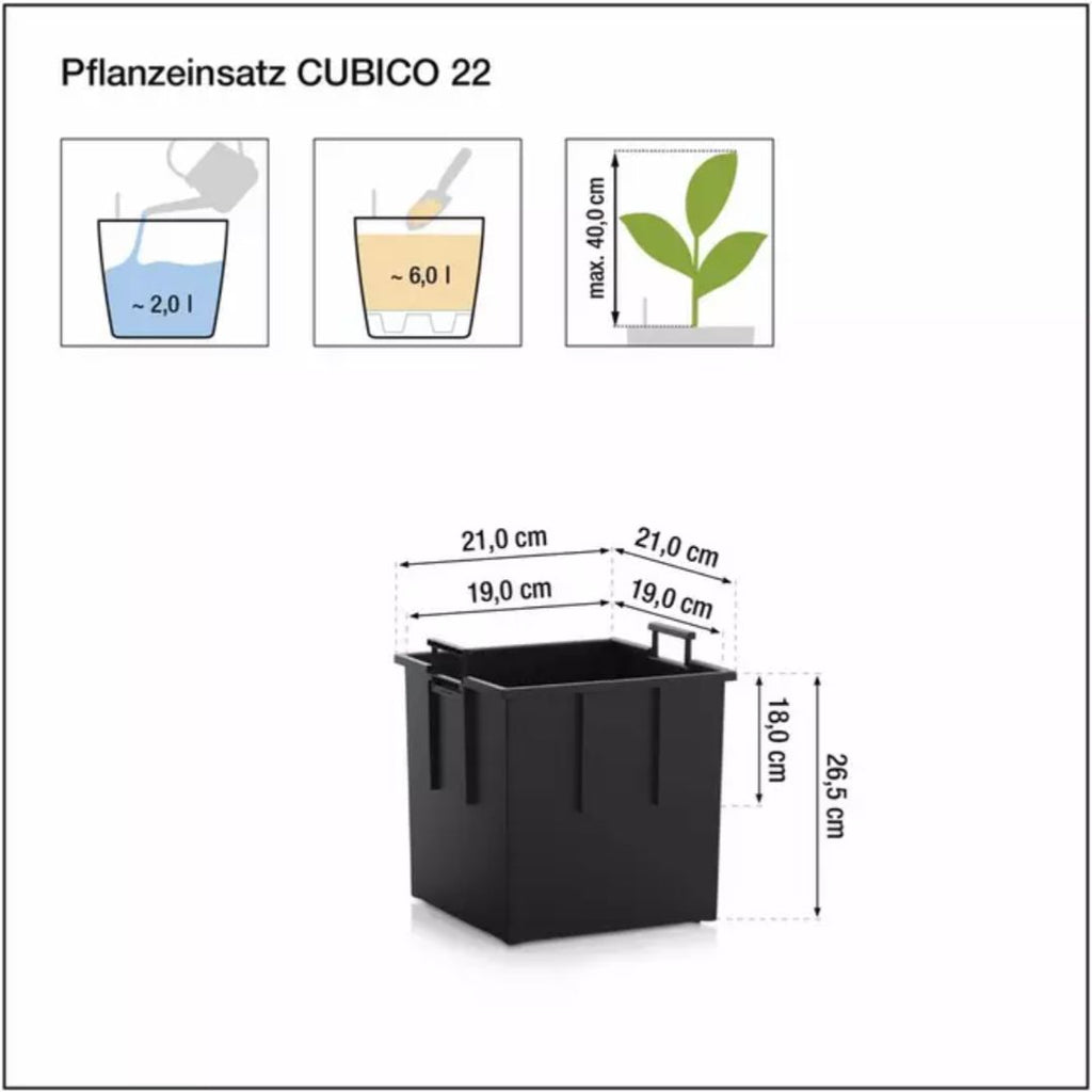 Bac d’arrosage pour CUBICO 22 (contenu : 1 bac)