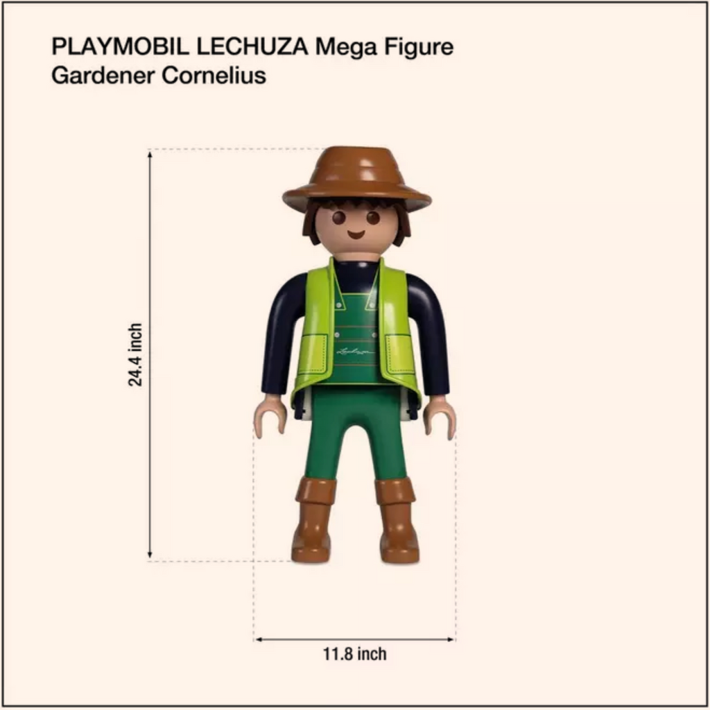 PLAYMOBIL LECHUZA Mega Figure Jardinier Cornelius (env. 62 cm)