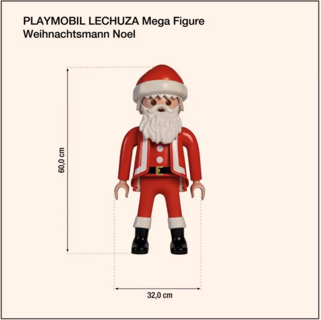 PLAYMOBIL LECHUZA Mega Figure Père Noël Noel (env. 60 cm)