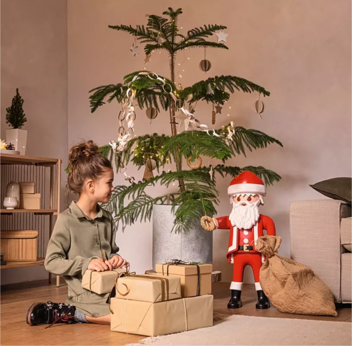 PLAYMOBIL LECHUZA Mega Figure Père Noël Noel (env. 60 cm)