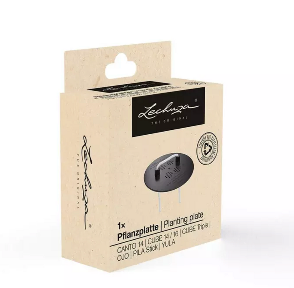 Disque de plantation pour pots avec système d’irrigation à mèche