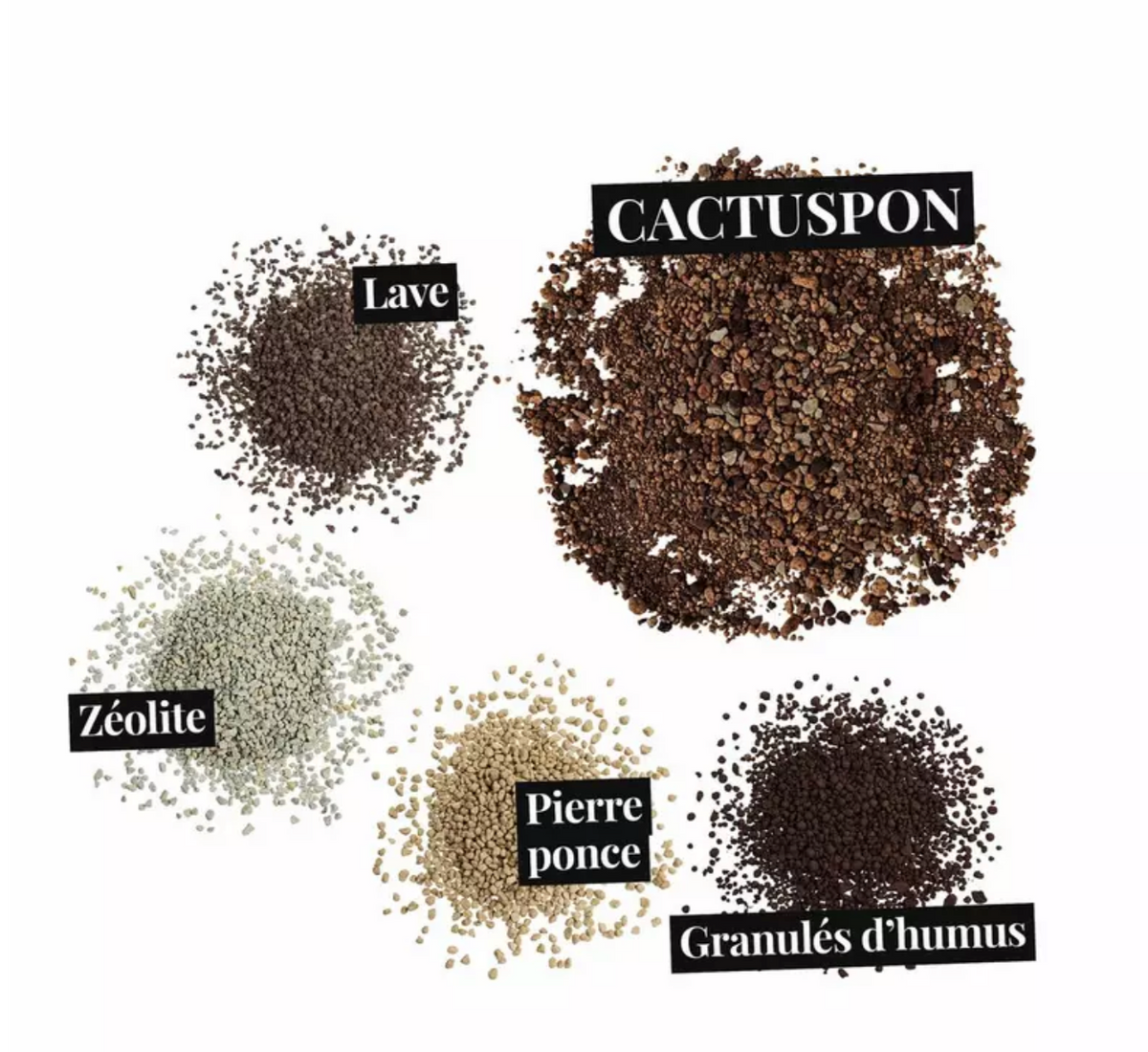 Substrat pour cactus et plantes succulentes LECHUZA CACTUSPON – 3 L