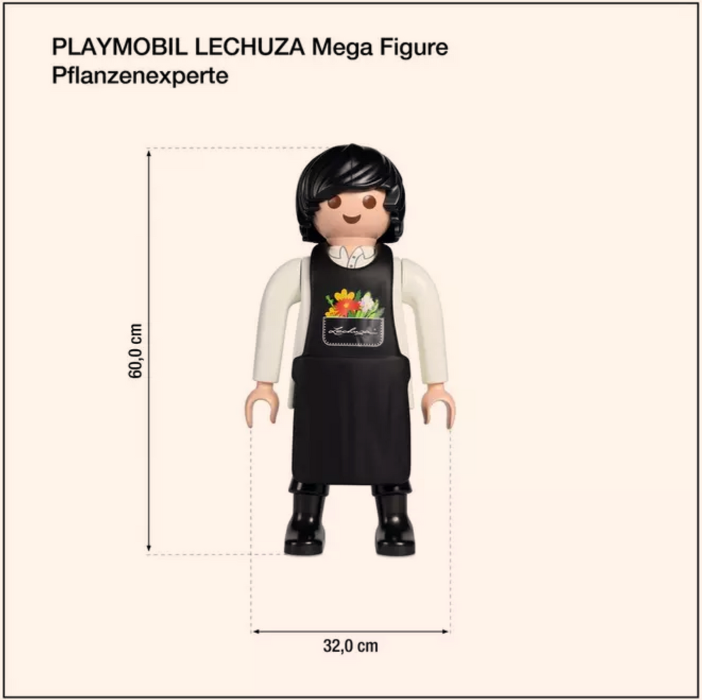 PLAYMOBIL LECHUZA Mega Figure Expert en plantes (env. 60 cm)