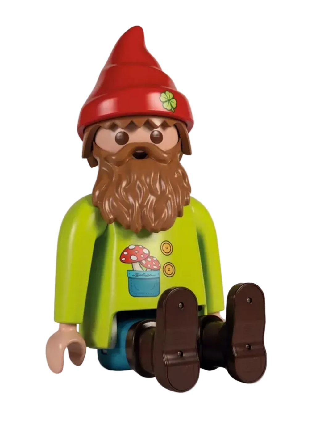 PLAYMOBIL LECHUZA Figurine Nain de jardin Felix - Édition chanceuse (env. 65 cm)