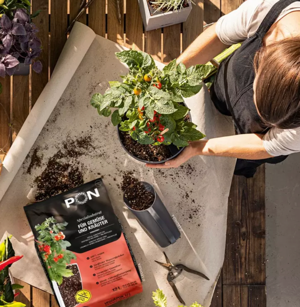 Substrat pour légumes et aromates LECHUZA VEGGIEPON – 6 L