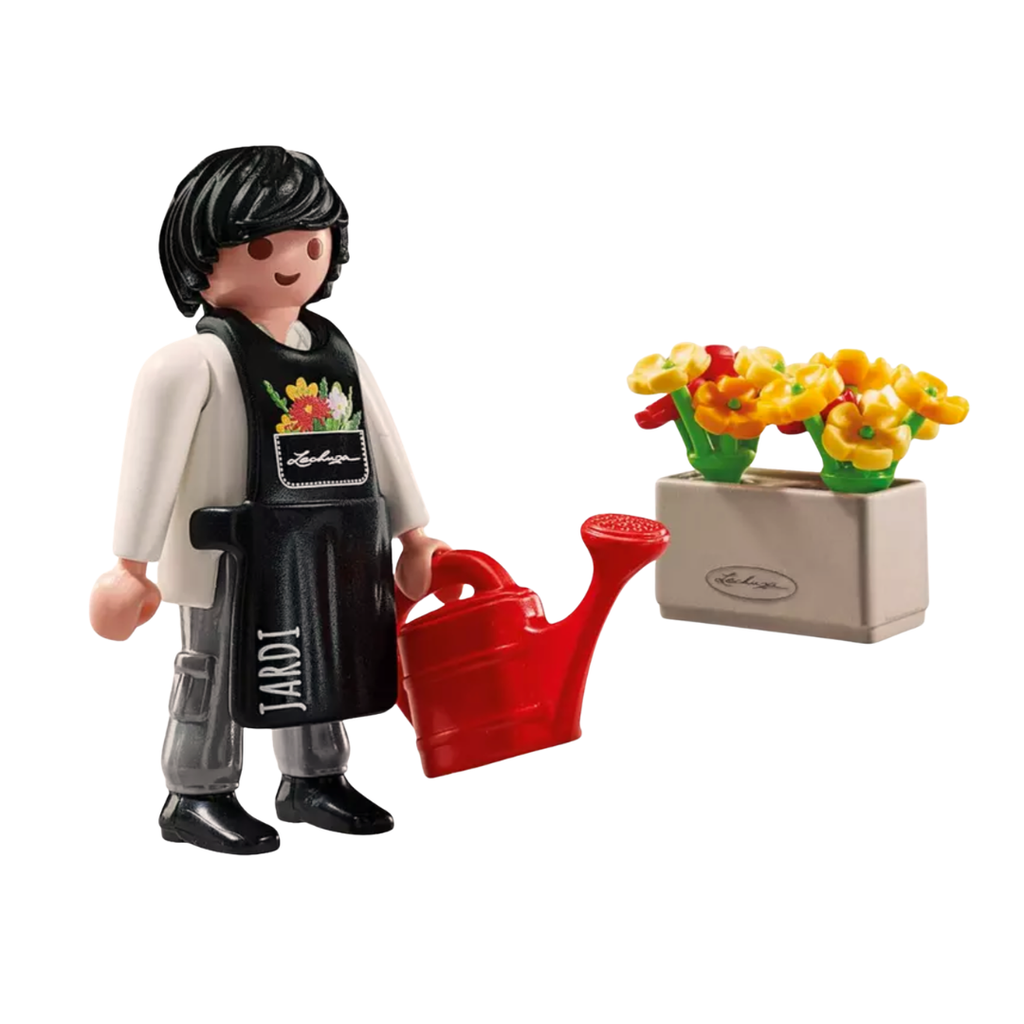 PLAYMOBIL LECHUZA Figurine Expert en plantes (7,5 cm)