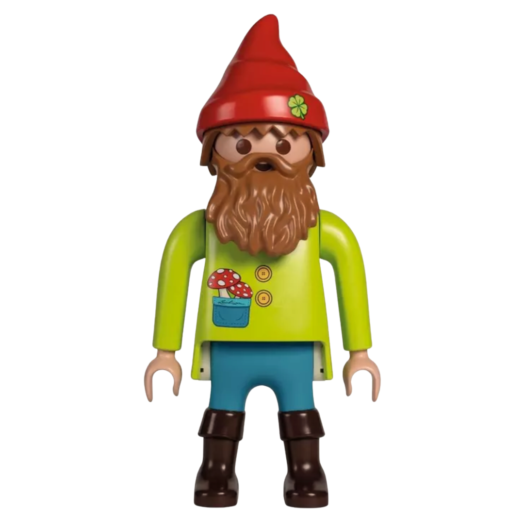 PLAYMOBIL LECHUZA Figurine Nain de jardin Felix - Édition chanceuse (env. 65 cm)