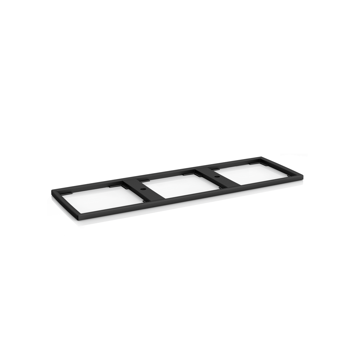 Cadre noir pour pots LECHUZA pour TRIO 30 et TRIO 40