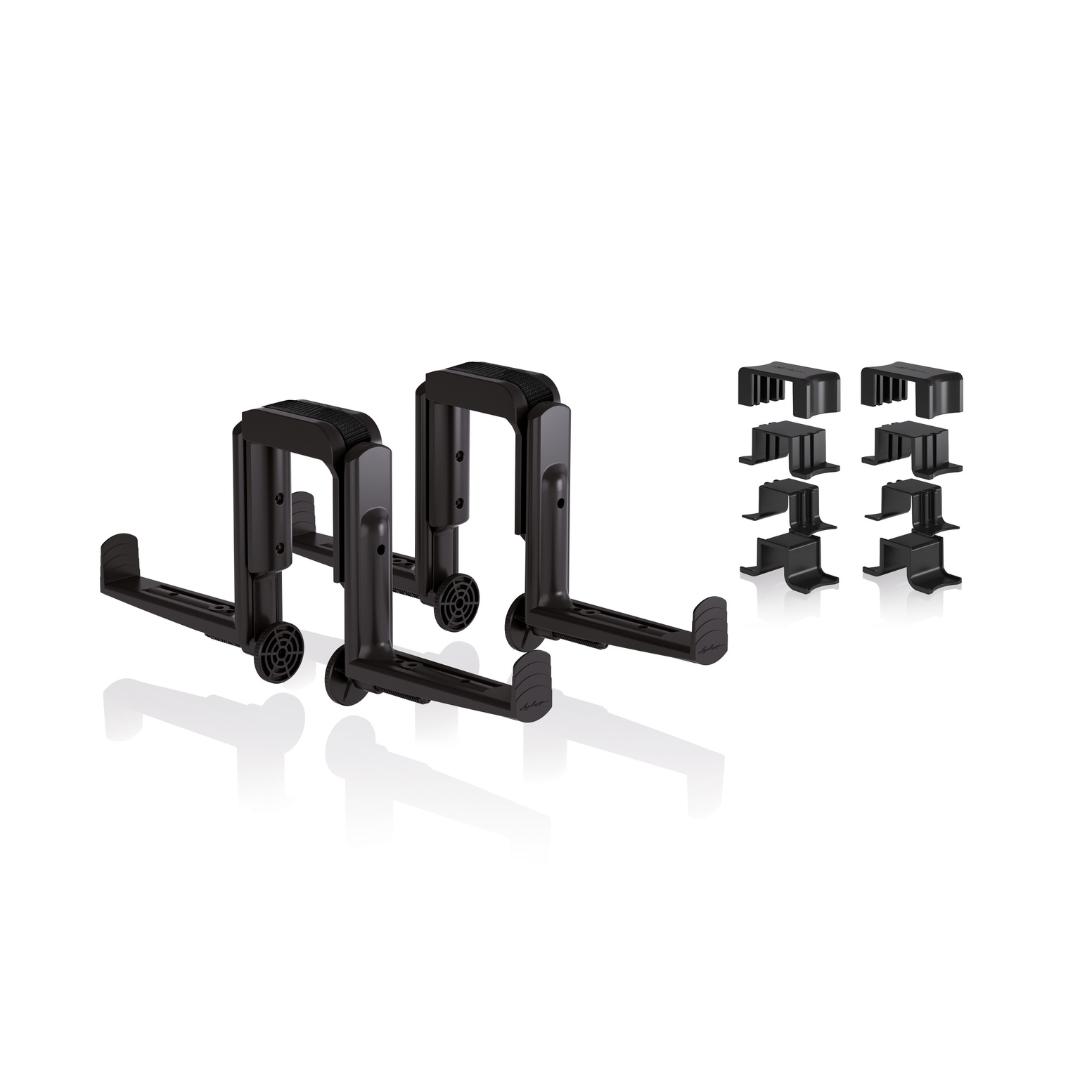 Support de balconnière DUO + kit d’adaptation (Lot de 4)