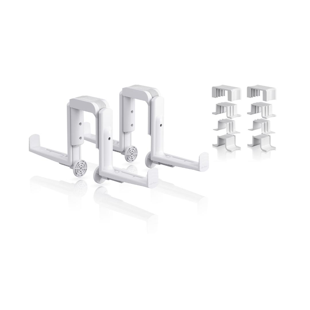 Support de balconnière DUO + kit d’adaptation (Lot de 4)
