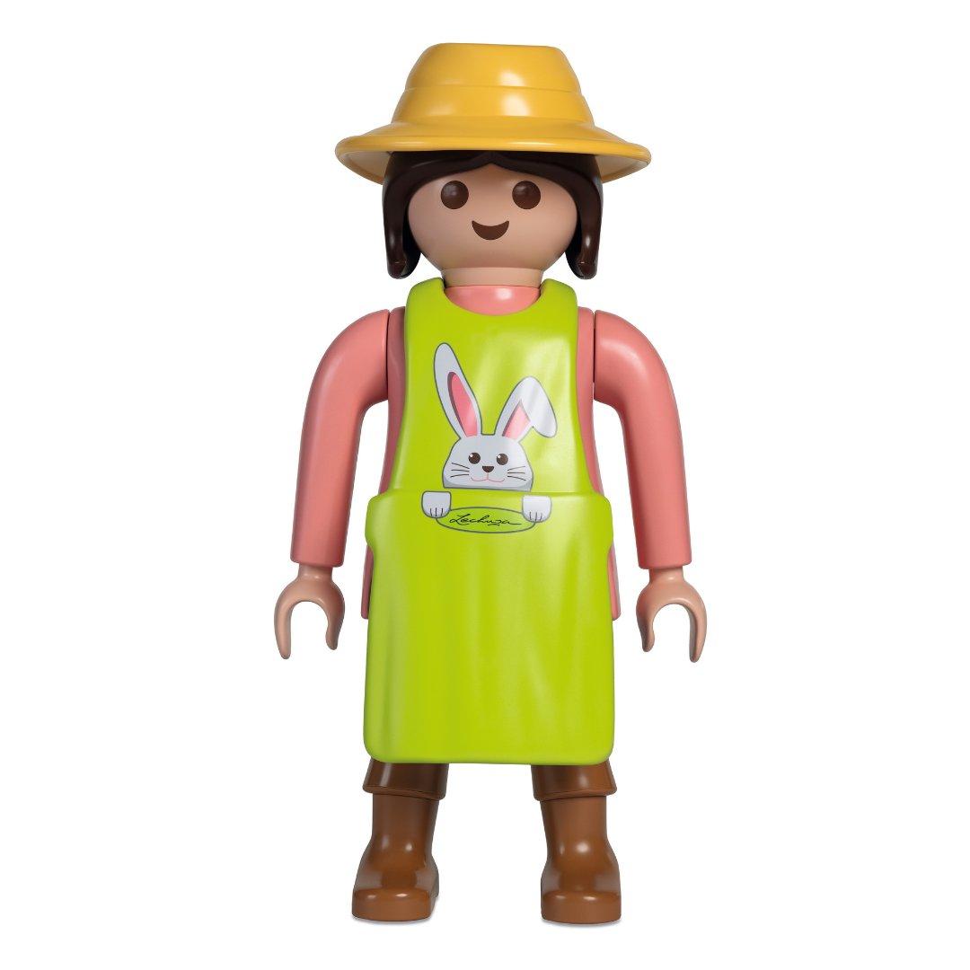 PLAYMOBIL LECHUZA Mega Figure Jardinière Hannah - Édition de Pâques (env. 63 cm)